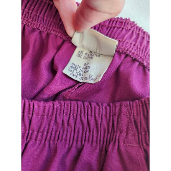 VTG Sport by Carriage Court Women's Purple Pull On Elastic Waist Pant Size 16S - Picture 5 of 5